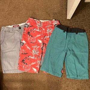Lot of 3 Boys Shorts- Shaun White, Old Navy, Arizona